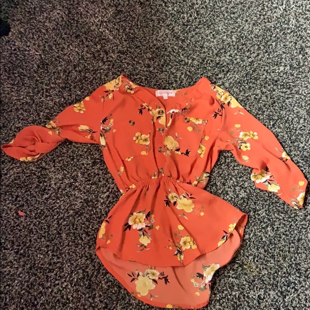 Flowered shirt